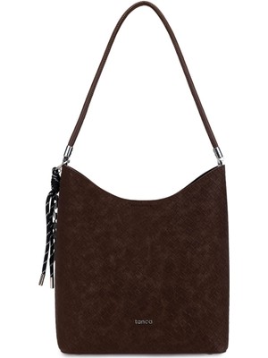 Tamer Tanca Kadın Suni Deri Kahverengi Omuz Çanta 921 7469-B Bn Cnt Y26 Kahve