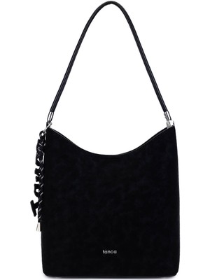 Tamer Tanca Kadın Suni Deri Siyah Omuz Çanta 921 7469-B Bn Cnt Y26 Sıyah