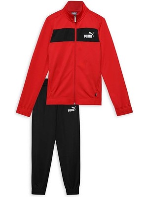 Puma Poly Suit Çocuk Eşofman Takımı – High Risk Red