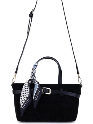 Tamer Tanca Kadın Suni Deri Siyah Kol Çantası 921 7456-B Bn Cnt Y26 Sıyah