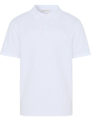 MUDO Polo Yaka Örme Kısa Kollu T-Shırt