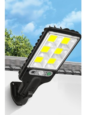 Storemax NO35 Güneş Enerjili Hareket Sensörlü 120 Ledli Solar Bahçe Sokak Mahalle Kapı Önü Aydınlatması 3 Modlu