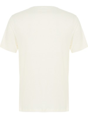 Baskılı Bisiklet Yaka T-Shırt