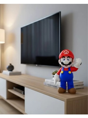 Marsilyan 3D Süper Mario Dekoratif Biblo Koleksiyonluk Oyun Karakteri Figürü