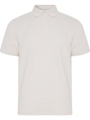 MUDO Polo Yaka Örme Kısa Kollu T-Shırt