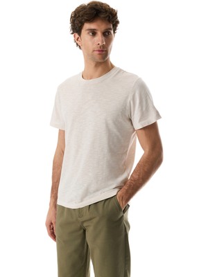 Regular Fıt Bisiklet Yaka T-Shırt