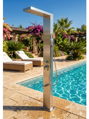 Cisa Paslanmaz Uzun Havuz Duş Sistemi