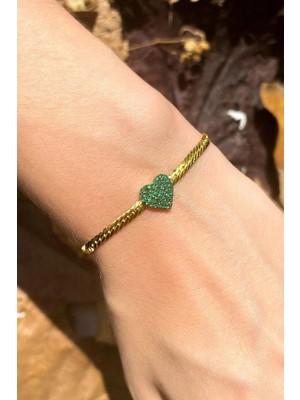 Spossy Silver Jewelry Kalpli Italyan Zincir Bileklik