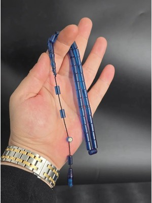 Usta Imzalı Ateş Kehribar Kesme Tesbih Sistemli Püskül Ile