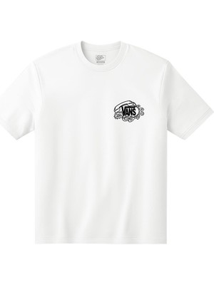 Vans Hot Lines Ss Tee Erkek Beyaz T-Shirt - VN000SYB