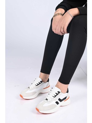Bestello Bağcıklı Termo Taban Hakiki Deri Sneaker 338-7102 Kadın Ayakkabı
