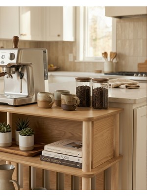 CMDWOOD FORTE Kahve Makinası; Tezgahı - Mutfak - Kahve makinası - Kahve Makinası Dolabı - Kahve Makinası Tezgahı - Tencere Dolabı - Komodin - Sehpa -