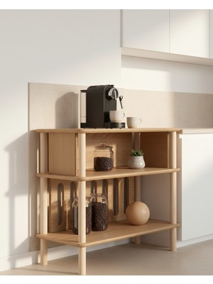 CMDWOOD FORTE Kahve Makinası; Tezgahı - Mutfak - Kahve makinası - Kahve Makinası Dolabı - Kahve Makinası Tezgahı - Tencere Dolabı - Komodin - Sehpa -