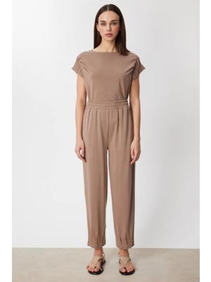 On Fashion Pantolon Bilekleri Dikişli Lastikbel