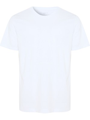 Baskılı Bisiklet Yaka T-Shırt