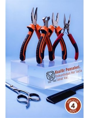 Balcali 4'LÜ Profesyonel Kuaför Saç Kaynak Pense Seti (Hassas Işçilik Kiti)  - DE0024-5KDRN1