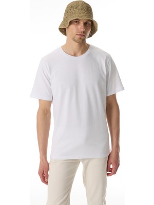 Regular Fıt Bisiklet Yaka T-Shırt