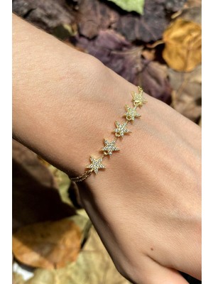 Spossy Silver Jewelry 5 Yıldızlı Bileklik