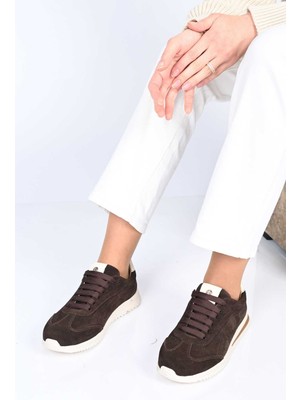 Bestello Bağcıklı Eva Taban Hakiki Deri Sneaker 338-7110 Kadın Ayakkabı