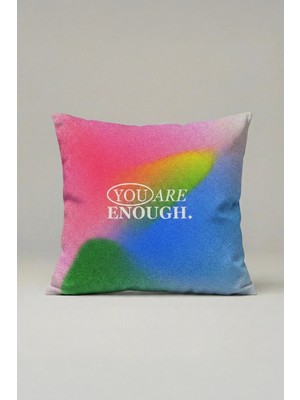 Viki Concept You Are Enough” Kırlent Kılıfı 064 – Modern Tasarım 45X45 cm