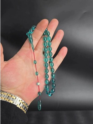 Usta Imzalı Özel Renk Ateş-I Sıkma Kehribar Kehribar Tesbih Sistemli Püskül Ile Muazzam Çekim