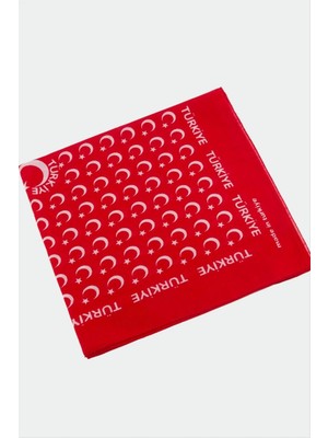 Nuveden Ieg™ Ay Yıldız Desenli Bandana 50*50