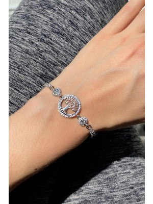 Spossy Silver Jewelry Yaşam Ağacı Bileklik