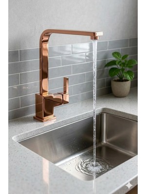 Sardıcı Nova Rose Mutfak Kare Eviye Bataryası