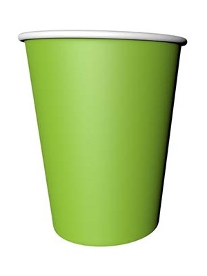 Karton Bardak 8'li - Açık Yeşil