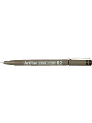 Storemax NO35 Artline Drawing System 0.3 Çizim Kalemi, 0.3 Mm, Siyah