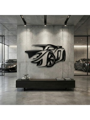 Metla Metal Dinamik Spor Araba Modern Metal Duvar Tablosu Salon Ofis Garaj Erkek Hediye