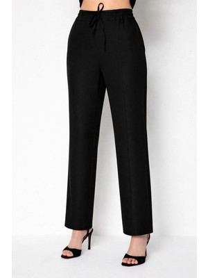 On Fashion Pantolon Çimalı Bağcıklı Bol Paça