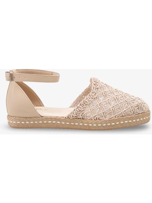 Harase Kadın Espadril Ayakkabı - Nude