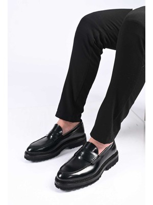 Bestello Bağcıksız  Eva Taban Hakiki Deri Loafer 174-802 Erkek Ayakkabı