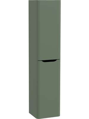VitrA Integra 80005 Boy Dolabı, 40 cm, 2 Kapaklı, Mat Yeşil