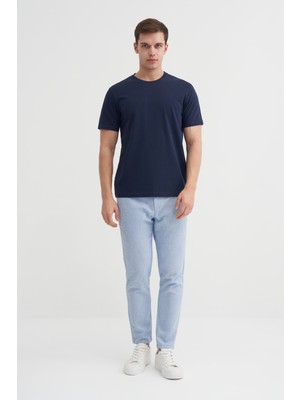 Cazador Basic Süprem Erkek T-Shirt  46230 Lacivert