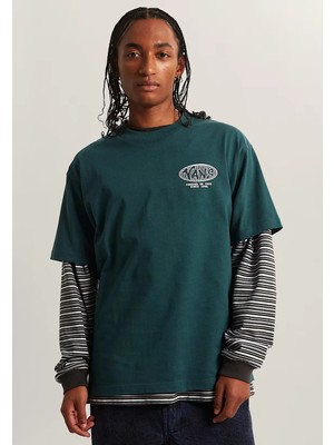 Vans World Tour Loose Ss Tee Erkek Koyu Yeşil T-Shirt - VN000VY8