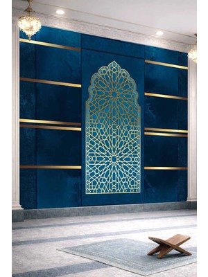 Dreamwall Mimari Mihrap Desenli Tek Parça Tekstil Duvar Kağıdı