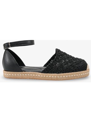 Harase Kadın Espadril Ayakkabı - Siyah