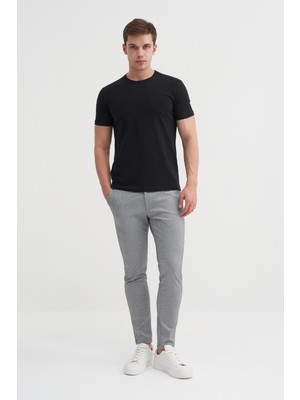 Cazador Basic Süprem Erkek T-Shirt  46230 Siyah