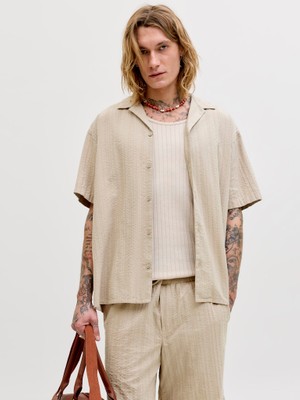 Jack & Jones Jack Jones Erkek Rahat Kesim Pamuklu Gömlek 12289457