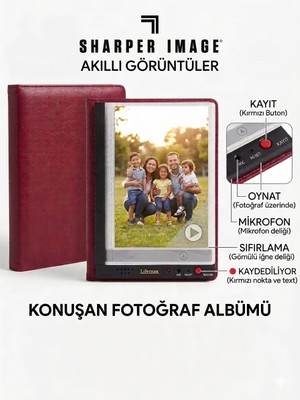 Lefutur Ses Kayıtlı Konuşan Fotoğraf Albümü - 24 Fotoğraf Kapasiteli