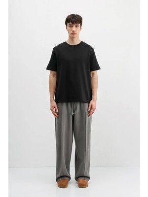 Vamos Baggy Fit Eşofman Alt Füme