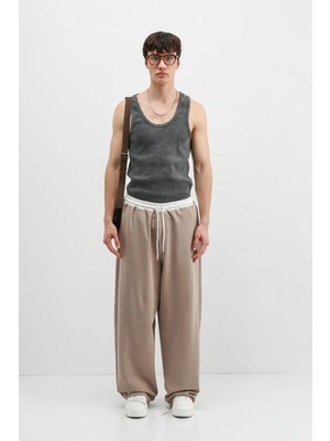 Vamos Baggy Fit Eşofman Alt Vizon