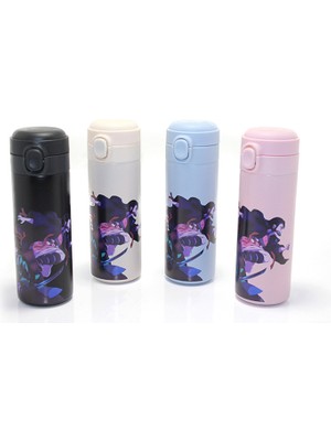 Pileli Store Anime Baskılı Termos Model 4