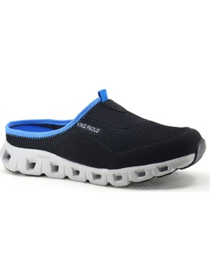 King Paolo H1262 Sanderland - Siyah - Mavi - Erkek Sandalet