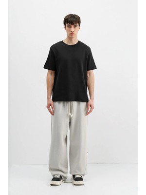 Vamos Baggy Fit Eşofman Alt Ice Grı