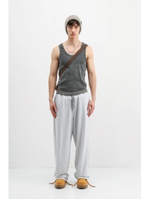 Vamos Baggy Fit Eşofman Alt Karmelanj