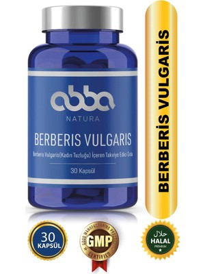 Abba Natura Berberis Vulgaris 30 Kapsül