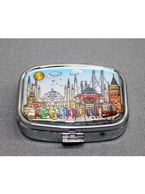 Pileli Store Istanbul Temalı Ilaaç Kutusu - Model 14